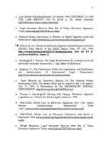 Term Papers 'Elektroniskais paraksts un darījumi. Darījumu elektroniskā forma un notariālais ', 71.