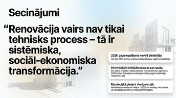 Presentations 'Sistēmiskā transformācija: 2026. gada renovācijas standarts', 12.