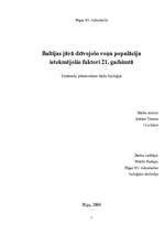 Research Papers 'Baltijas jūrā dzīvojošo roņu populāciju ietekmējošie faktori 21.gadsimtā', 1.