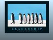Presentations 'Leadership', 1.