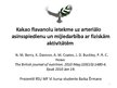 Presentations 'Kakao flavanolu ietekme uz arteriālo asinsspiedienu un mijiedarbība ar fiziskām ', 1.