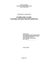 Research Papers 'Kredītiestādes Latvijā: noziedzīgā ceļā iegūtu līdzekļu legalizēšana', 1.