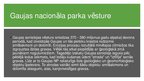 Presentations 'Gaujas Nacionālais parks', 7.