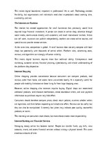 Essays 'The internet: opportunity and risk', 10.