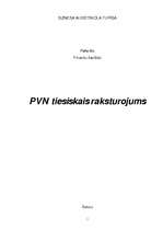 Research Papers 'PVN tiesiskais raksturojums', 1.