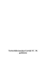 Research Papers 'Teritoriālās izmaiņas Latvijā 15.-18.gadsimtā', 7.
