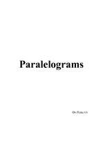 Summaries, Notes 'Paralelograms', 1.