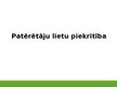 Presentations 'Pārrobežu lietu piekritības noteikumi civillietās', 10.