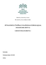 Samples 'Būvmateriālu īpašības un ražošanas tehnoloģijas', 1.