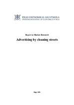 Research Papers 'Advertising by Cleaning Streets', 1.