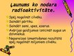 Presentations 'Radioaktivitāte', 10.