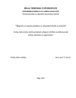 Research Papers 'Eksporta un importa struktūra un dinamika Latvijā un Austrijā', 1.