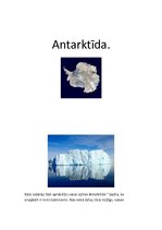 Summaries, Notes 'Antarktīda', 1.