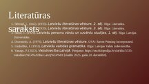 Presentations 'Latviešu literārās valodas izveide un attīstība 17.–18. gs.', 20.