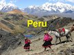 Presentations 'Peru', 1.