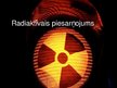 Presentations 'Radioaktīvais piesārņojums', 1.