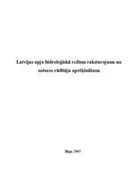 Research Papers 'Latvijas upju hidroloģiskā režīma raksturojums un noteces rādītāju aprēķināšana', 1.