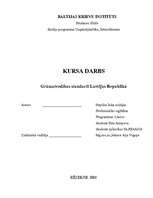 Research Papers 'Grāmatvedības standarti Latvijas Republikā', 1.