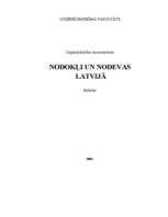 Research Papers 'Nodokļi un nodevas Latvijā', 1.