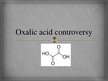 Presentations 'Oxalic Acid Controversy', 3.