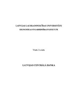Research Papers 'Latvijas Centrālā banka', 1.