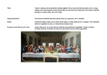 Summaries, Notes 'Leonardo da Vinči gleznas "Svētais vakarēdiens" analīze', 2.