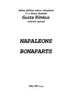 Research Papers 'Imperators Napaleons Bonaparts', 8.