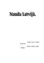 Research Papers 'Nauda Latvijā', 1.