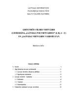 Term Papers 'Lietuviešu cilmes vietvārdi J.Endzelīna "Latvijas PSR vietvārdos” (I, II, A – O ', 1.