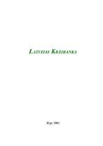 Research Papers 'Latvijas Krājbanka', 1.