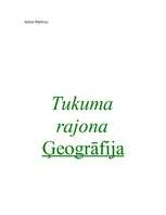 Research Papers 'Tukuma novada ģeogrāfija', 7.