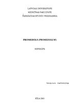 Research Papers 'Promedola identifikācijas reakcijas un kvantitatīva noteikšana', 1.