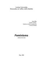 Research Papers 'Feminisms', 1.