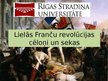 Presentations 'Lielās Franču revolūcijas cēloņi un sekas', 1.