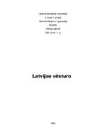 Research Papers 'Latvijas vēsture', 1.