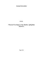 Research Papers 'Vinsents van Gogs un viņa slimība - epileptiskā demence', 1.