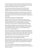 Essays 'The benefits and challenges of online learning', 6.