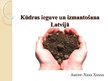 Presentations 'Kūdras ieguve un izmantošana Latvijā', 1.