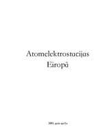 Research Papers 'Atomelektrostacijas Eiropā', 1.