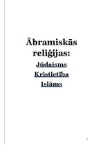Research Papers 'Ābramiskās reliģijas', 13.