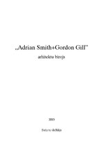 Summaries, Notes '"Adrian Smith & Gordon Gill" arhitektu birojs', 1.