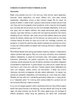 Essays 'Working in groups versus working alone', 1.