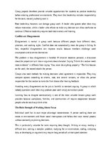 Essays 'Working in groups versus working alone', 6.