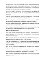 Essays 'Working in groups versus working alone', 8.