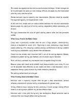 Essays 'Working in groups versus working alone', 12.