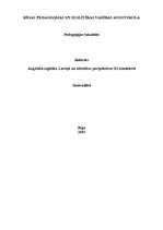 Research Papers 'Augstākā izglītība Latvijā un attīstības perspektīvas ES kontekstā', 1.