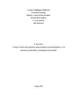 Research Papers 'Latvijas kultūrpolitikas dokumentētās pamatnostādnes un to rezonanse pašvaldību ', 1.