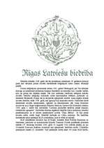 Research Papers 'Rīgas Latviešu biedrība', 1.