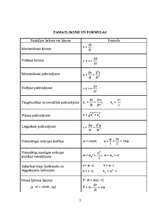 Summaries, Notes 'Fizikas pamatlikumi, formulas un galvenās fizikālās konstantes', 2.