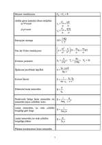 Summaries, Notes 'Fizikas pamatlikumi, formulas un galvenās fizikālās konstantes', 7.